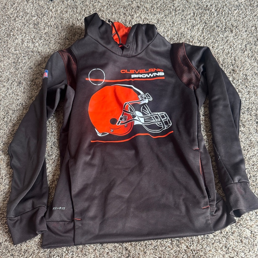 NFL Black and Orange Cleveland Browns Hoodie